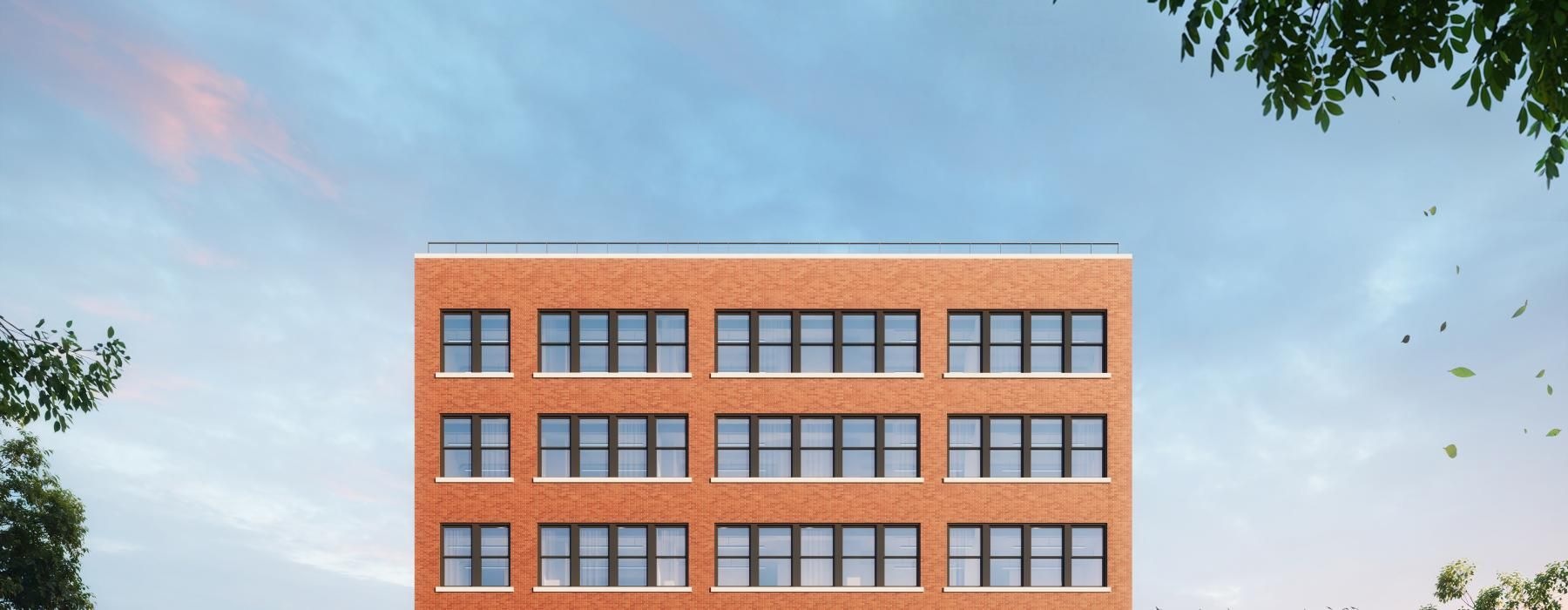 a large building with many windows